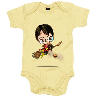 Body bebé Chibi Kawaii parodia de Potter Quidditch parodia